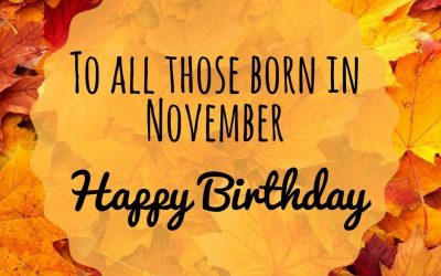 Happy November Birthdays!!