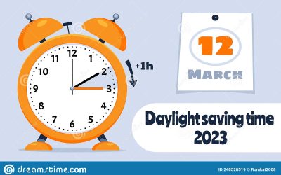 March 12–Change your Clocks!