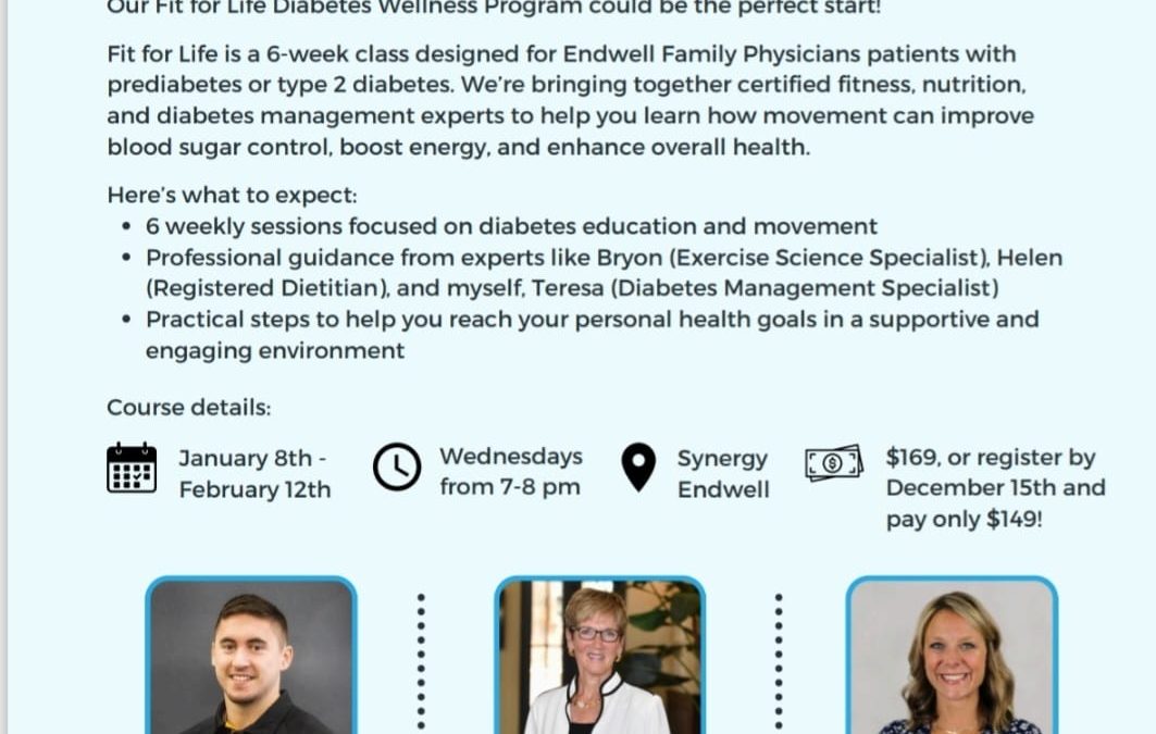 Feel Alive in 2025! Ask about our Fit for Life Program!